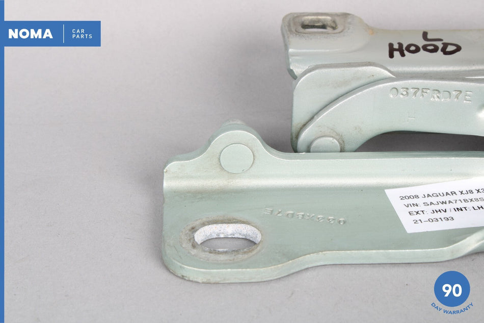 04-09 Jaguar XJ8 XJR VDP X350 X358 Front Left Driver Hood Hinge 2W9316801BD OEM