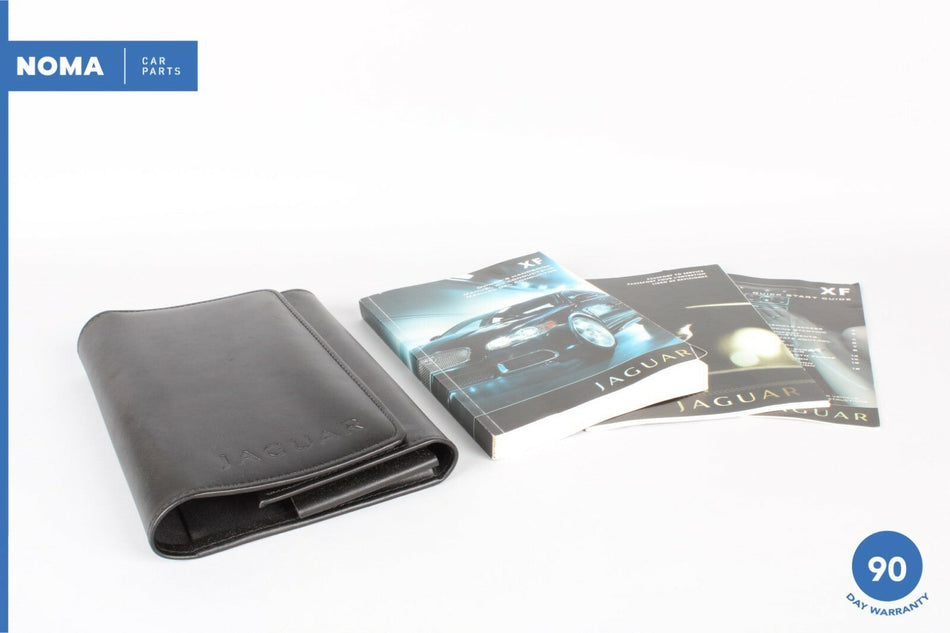 2010 Jaguar XF X250 Driver's Handbook Service Passport w/ Leather Folder OEM