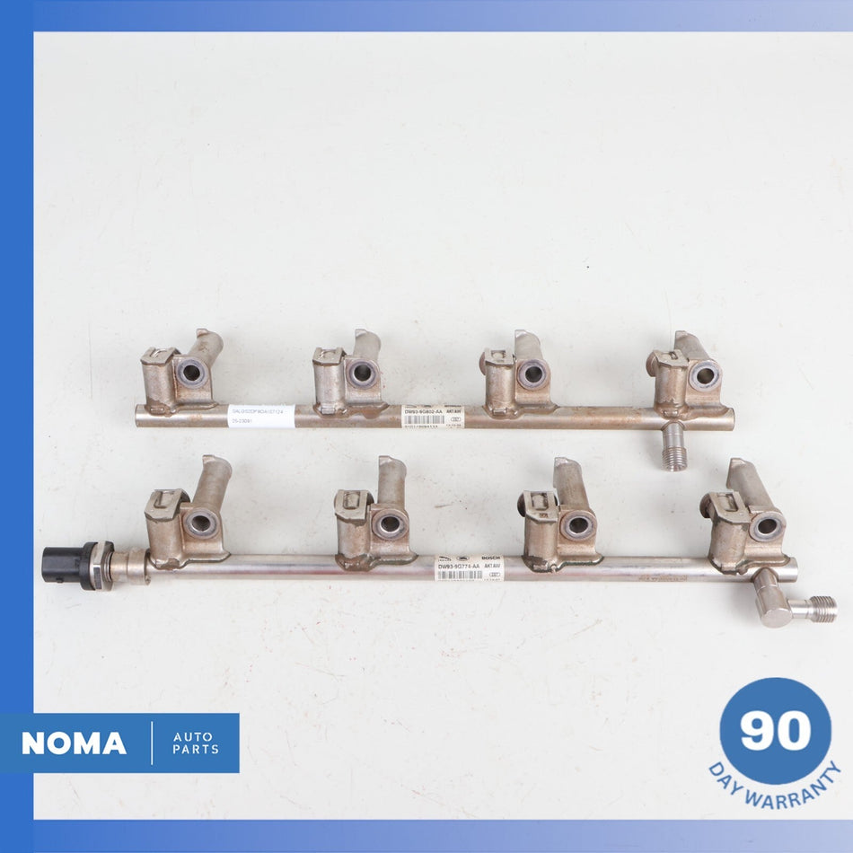 2013 Range Rover L405 5.0 AJ133 Engine Fuel Injection Rail Set of 2 OEM