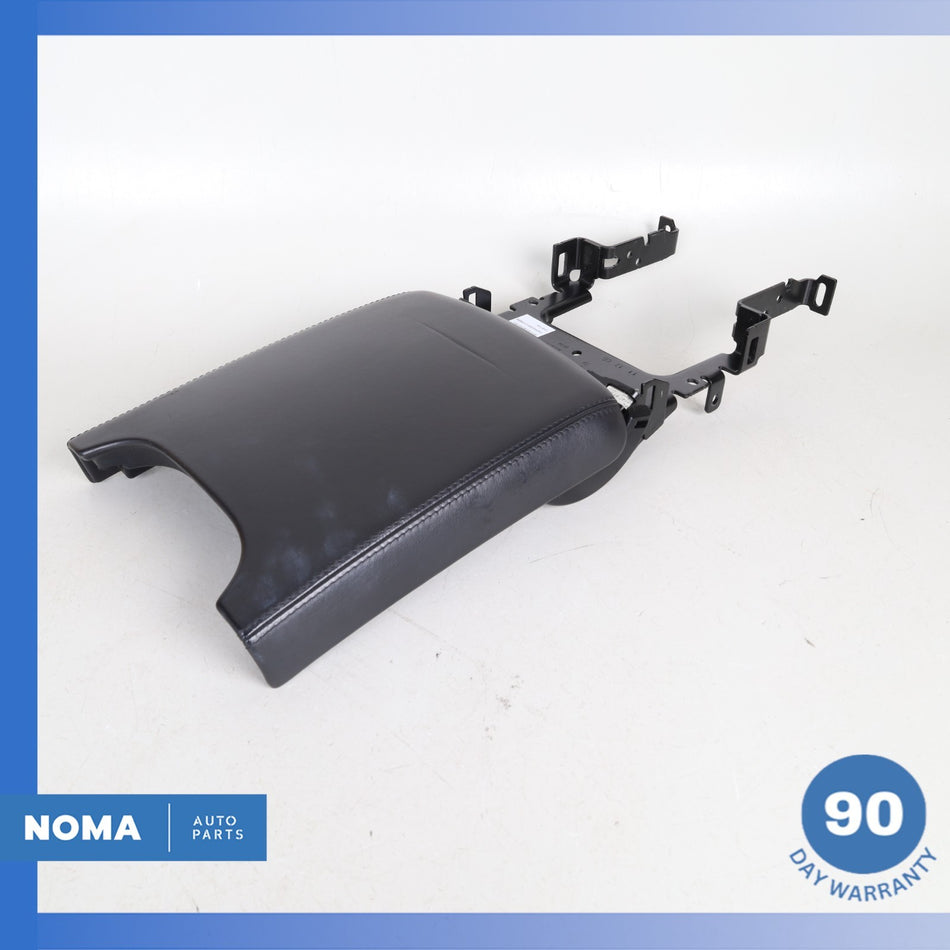 10-19 Jaguar X351 XJ XJR Center Console Armrest Lid Trim w/ Bracket Black OEM