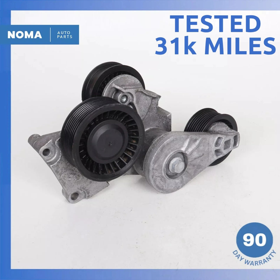 10-23 Jaguar X152 F-Type  S/C Engine Drive Belt Tensioner Idler Pulley OEM 31k