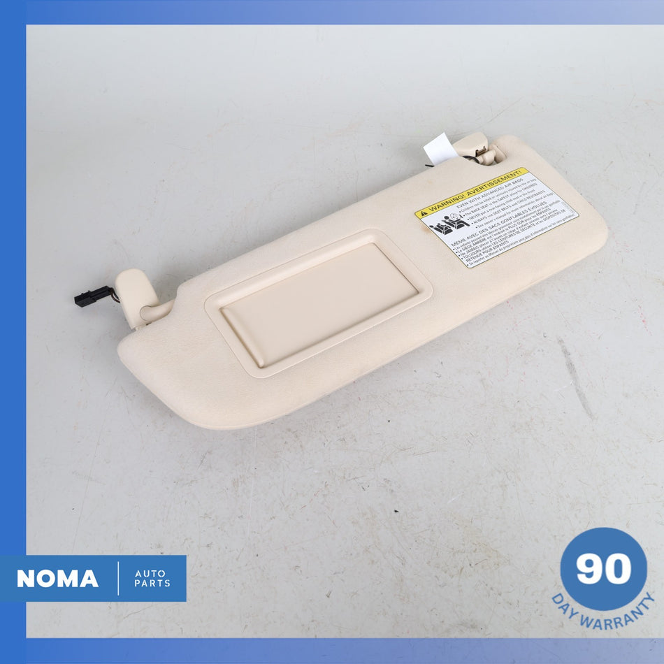 2016 Audi D4 A8 Left Illuminated Sunvisor Sun Visor Beige Suede 4H0857551F OEM