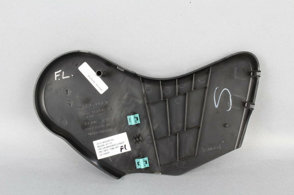 10-13 Jaguar XJ XJL X351 Front Left Side Seat Valance Trim Cover Black LEG OEM