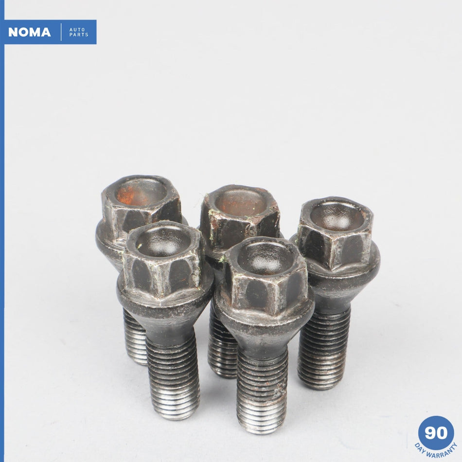04-10 BMW 650i E64 E63 Wheel Rim Bolts Lug Set of 5 36136781150 OEM