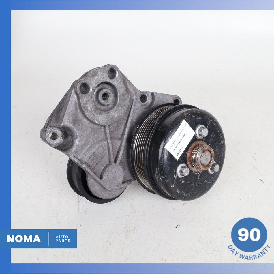 2013 Range Rover Sport L320 Engine Motor Belt Idler Pulley Bracket w/ Pulley OEM