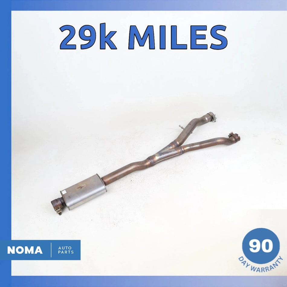 18-21 Jaguar X152 F-Type 2.0L Center Exhaust Muffler Resonator Pipe OEM 29k