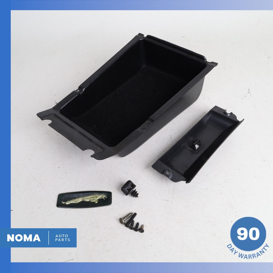 89-96 Jaguar XJS Series 3 Center Console Armrest Storage Compartment w/ Logo OEM