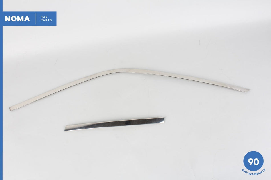 95-97 Jaguar XJ6 VDP X300 Front Right Side Door Window Molding Chrome Set OEM
