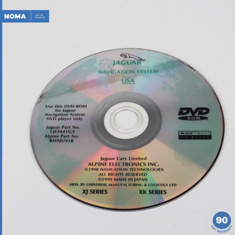 00-03 Jaguar XJ8 XJR VDP X308 NAV Navigation System Disc DVD Alpine USA OEM
