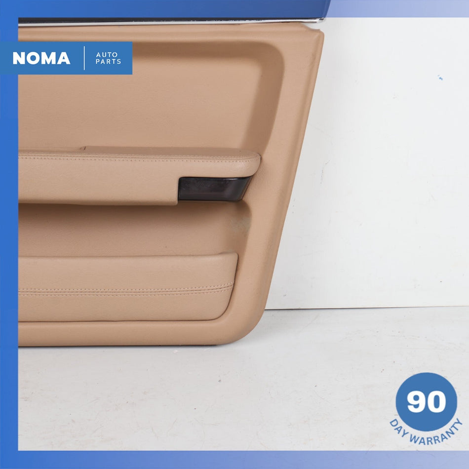 86-92 Jaguar XJ40 XJ6 XJ12 Front Right Side Interior Door Panel Trim Beige OEM