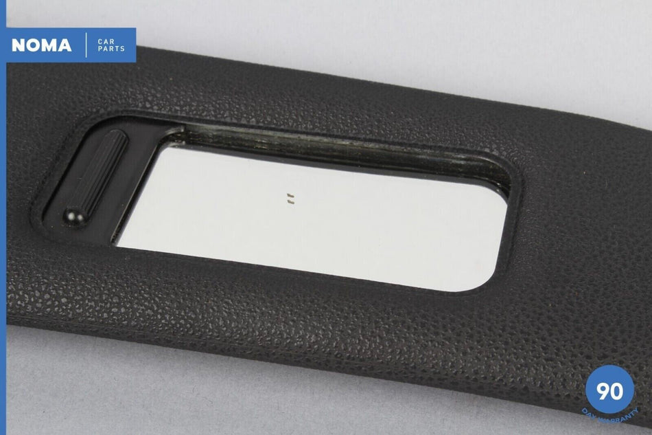 03-08 BMW E85 Z4 Right Passenger Side Sun Visor w/ Vanity Mirror Black OEM