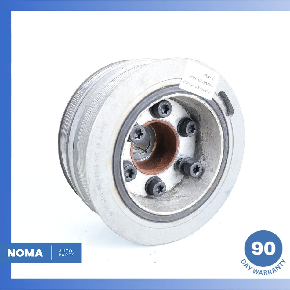 10-23 Range Rover L405 L494 F-Type XF Engine Crankshaft Balancer Pulley OEM