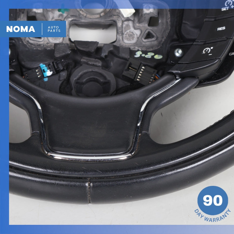 10-19 Jaguar X351 XJ XJL XJR Steering Wheel w/ Paddle Shifters Black OEM