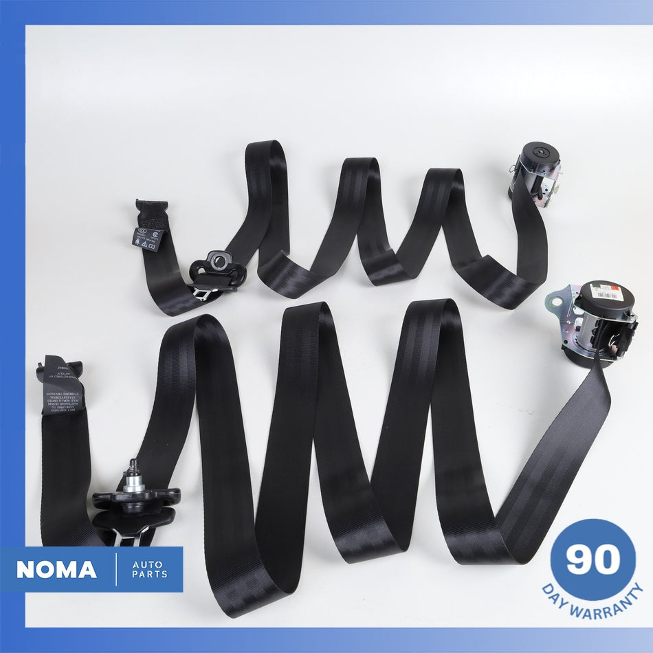 07-16 Land Rover L319 LR4 3rd Row Left & Right Side Seat Belt Set Black OEM