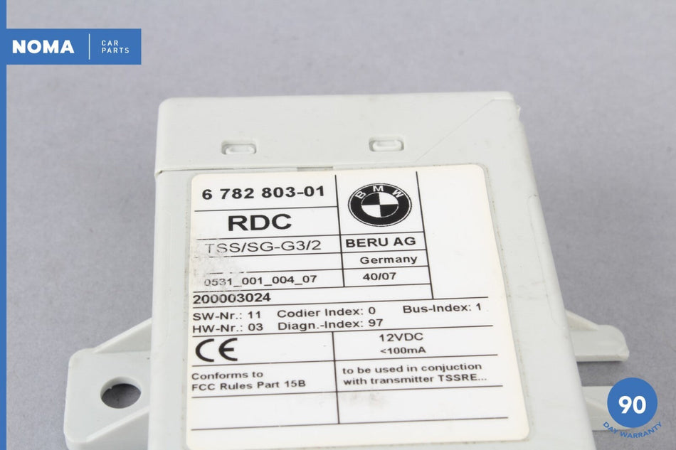 07-08 BMW Z4 E85 E86 3.0L RDC TPMS Tire Pressure Monitor Sensor Module OEM