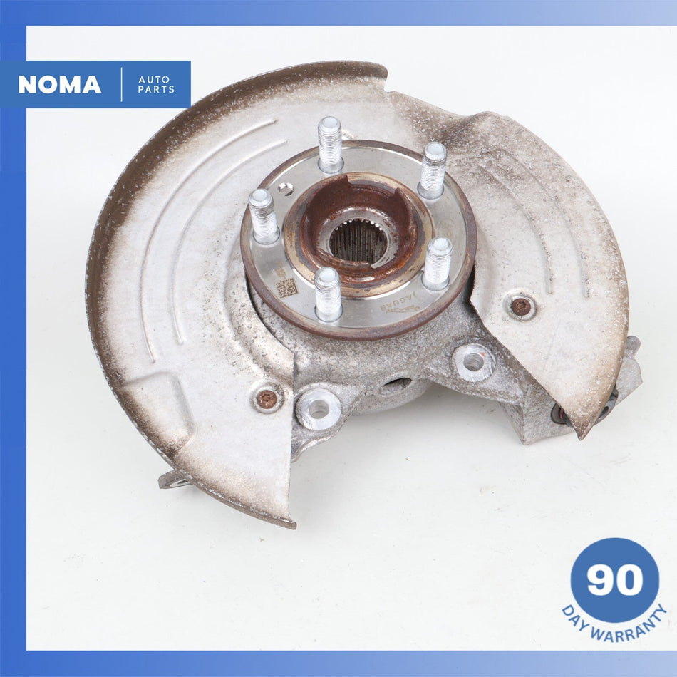17-21 Jaguar X761 F-Pace Velar Rear Right Spindle Knuckle Hub w/ Shield OEM 77k
