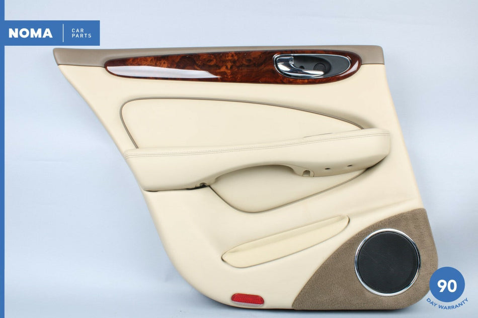 07-09 Jaguar XJ8 XJR X358 SWB Rear Left Side Door Interior Panel Trim SEL OEM