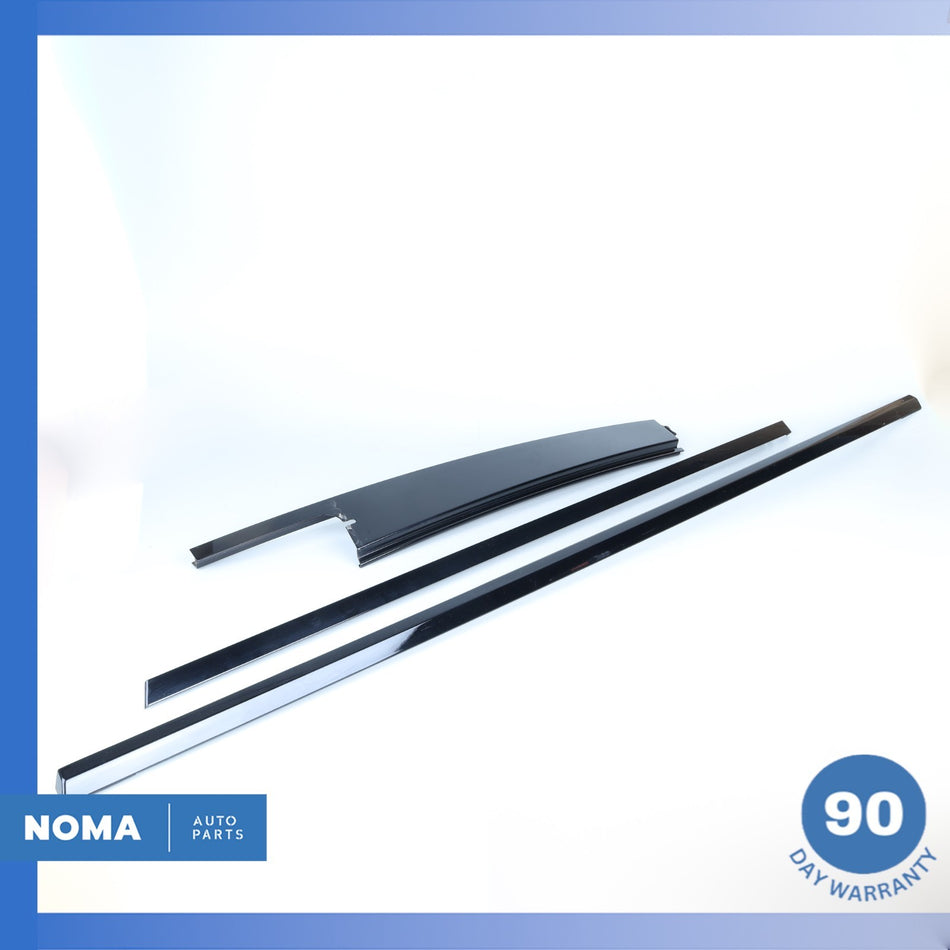 14-22 LR Range Rover L405 LWB Rear Right Door Window Molding Trim Set Black OEM