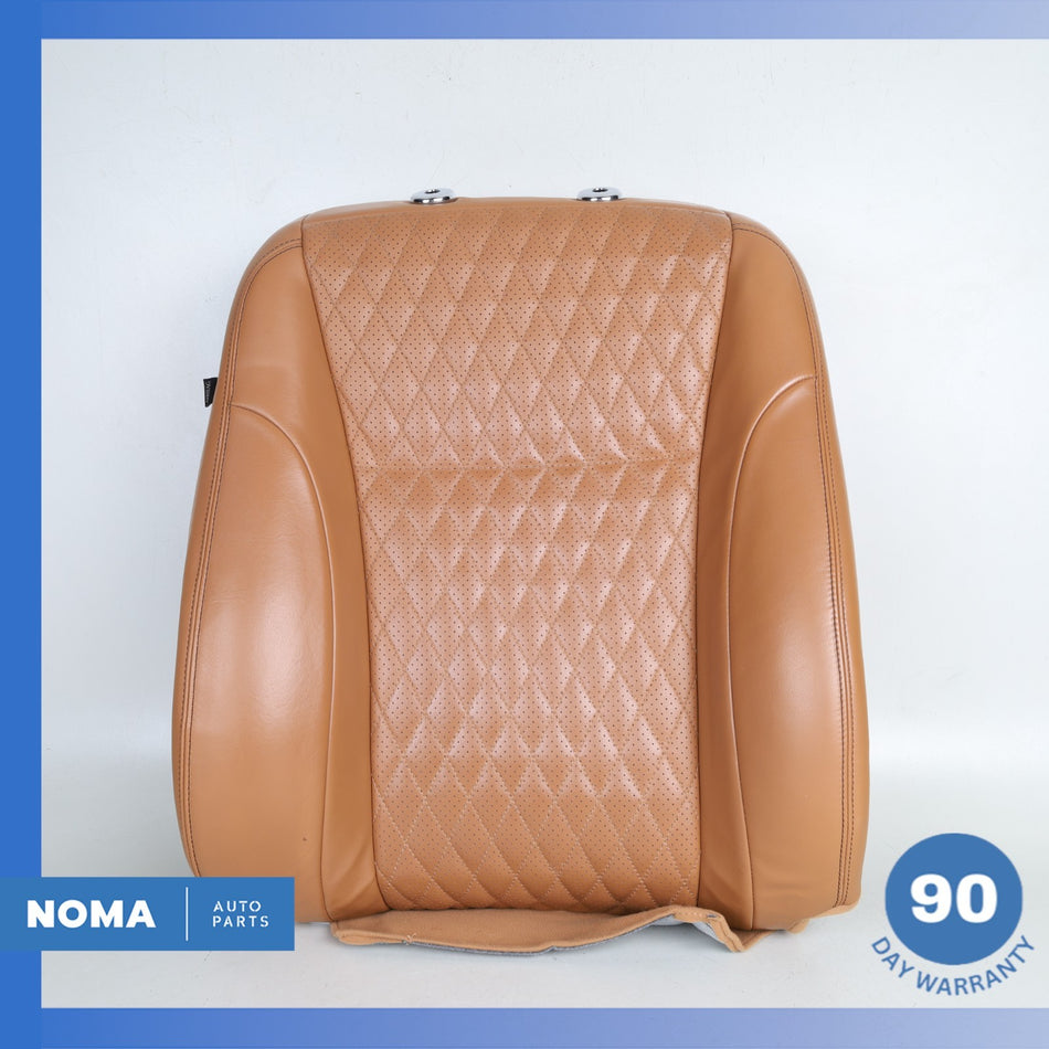 14-19 Jaguar X351 XJL XJR Front Right Passenger Top Upper Seat Cushion Brown OEM