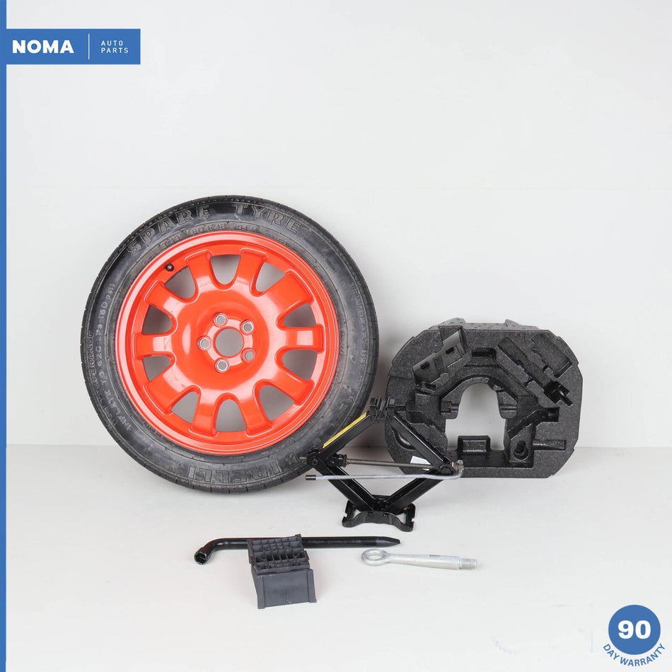 09-15 Jaguar X250 XF XFR Emergency Spare Tire Wheel Donut Rim w/ Tool Kit OEM
