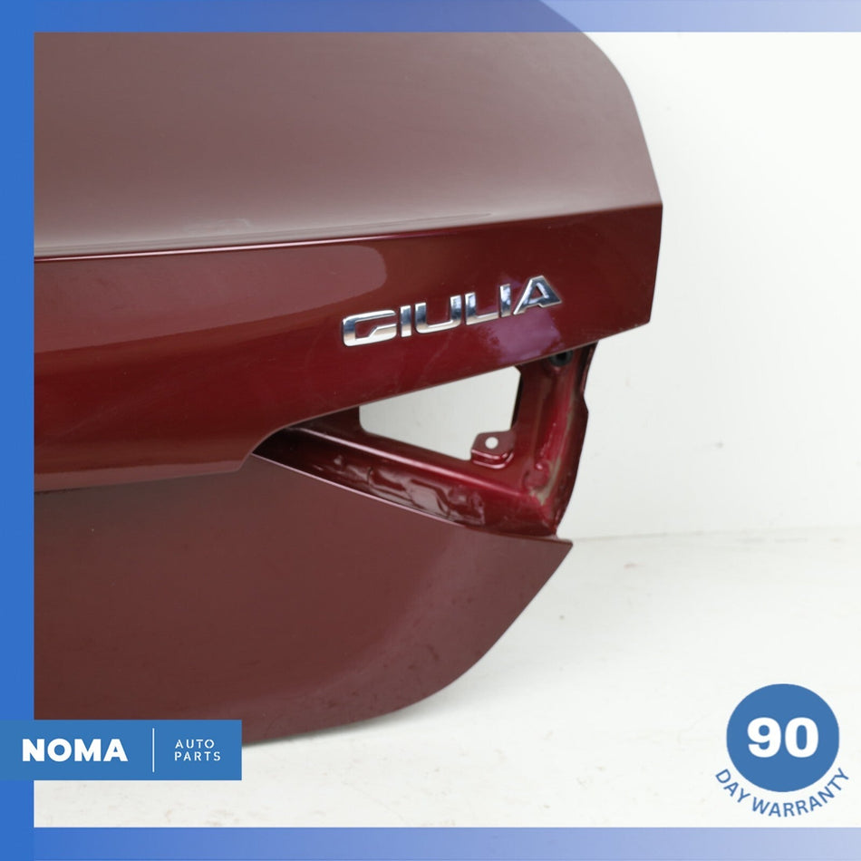 17-23 Alfa Romeo 952 Giulia Trunk Lid Shell Cover Assembly Red OEM