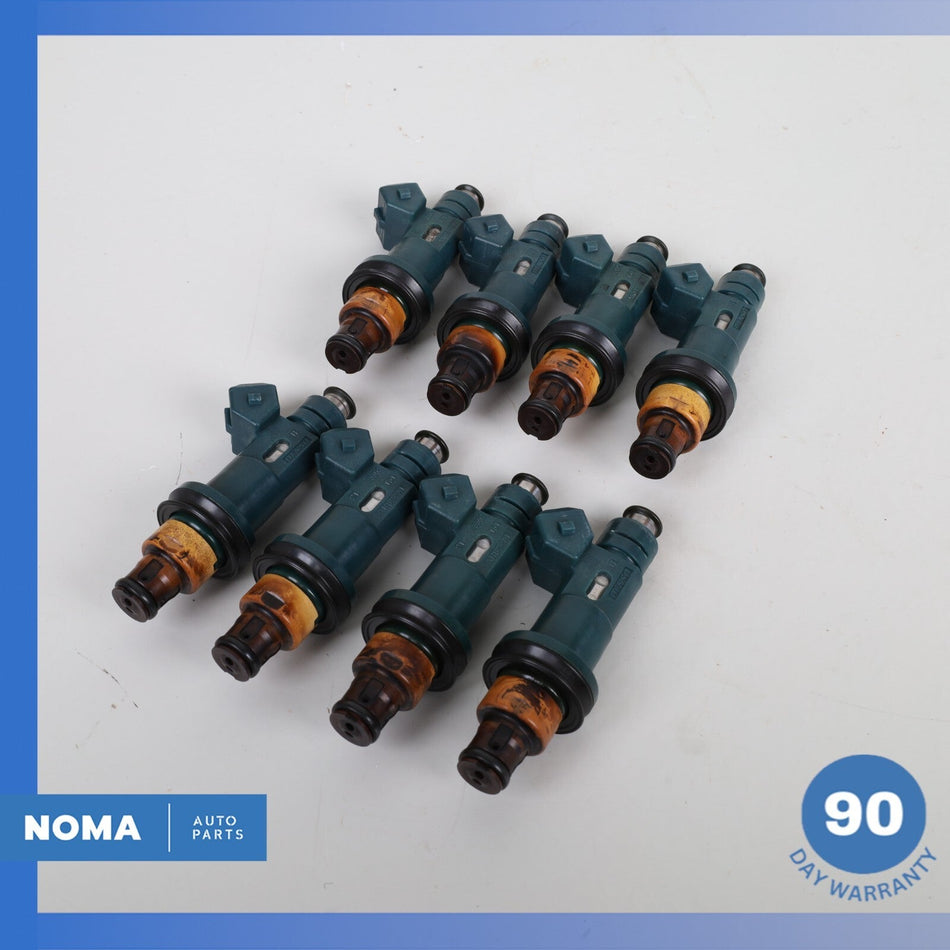 00-03 Jaguar X100 XK8 XJ8 4.0 AJ27 Engine Motor Fuel Injector Set of 8 OEM 77k