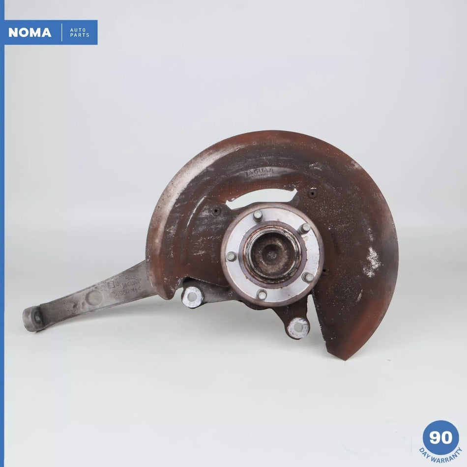 06-09 Jaguar X358 XJ8 XK XKR Front Right Side Spindle Knuckle Hub w/ Shield OEM