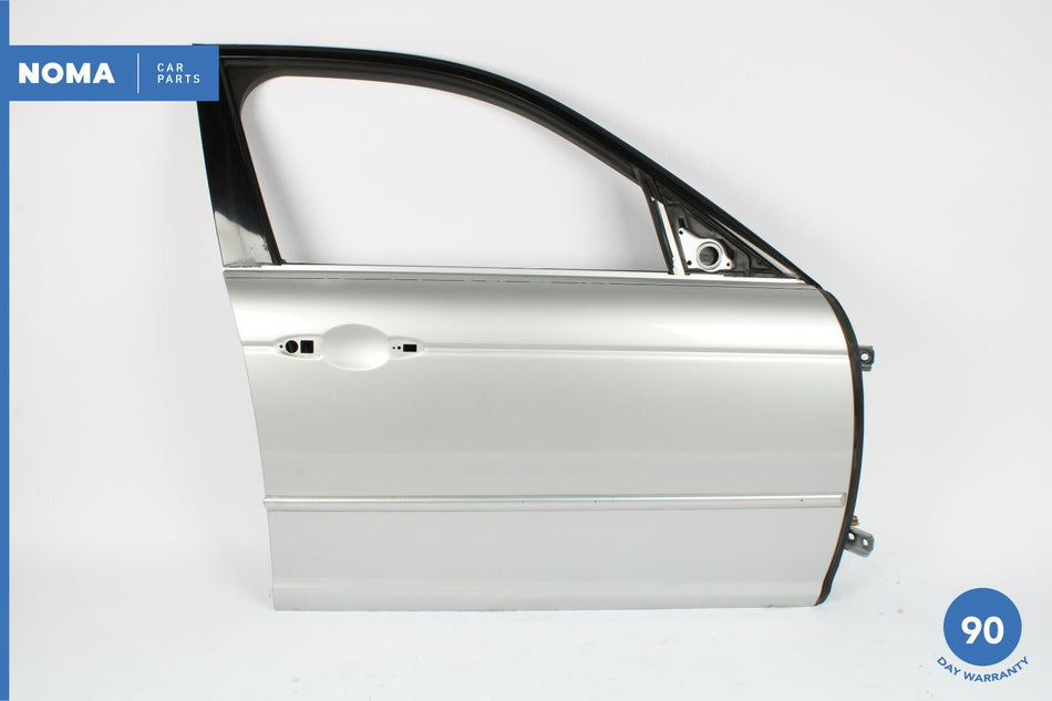 04-07 Jaguar XJ8 X350 VDP Front Right Passenger Door Shell Platinum Silver MDZ