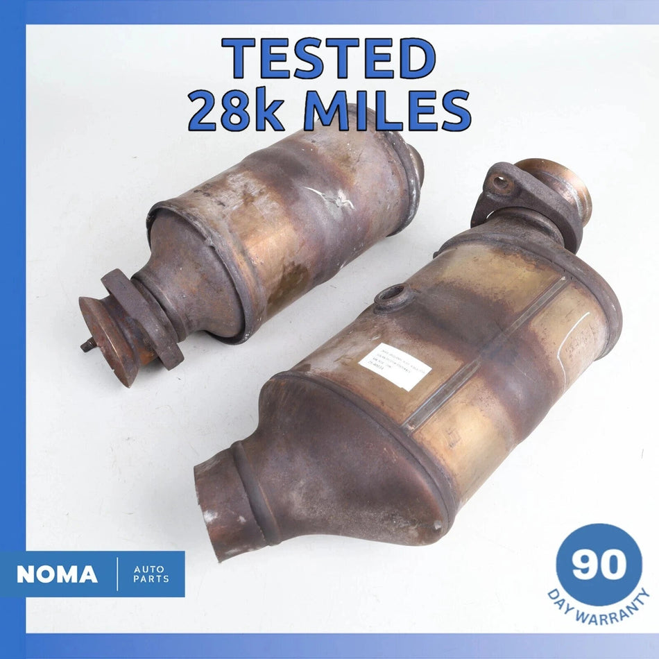 16-19 Jaguar X351 XJ XJL 3.0L AWD Left & Right Side Exhaust Downpipe Set OEM 28k