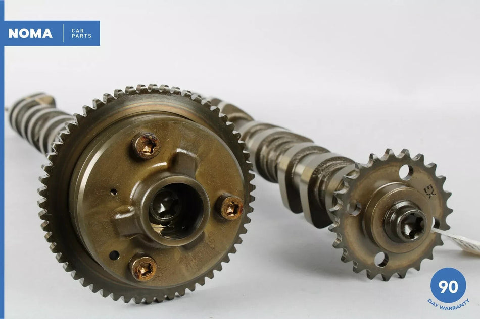 03-10 Jaguar X202 S-Type Engine Left Exhaust & Intake Camshaft Set of 2 OEM