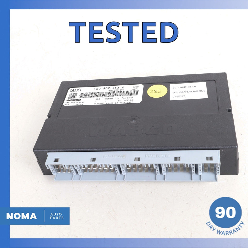 11-14 Audi D4 A8 S8 Adaptive Air Ride Suspension Camera Module 4H0907553E OEM