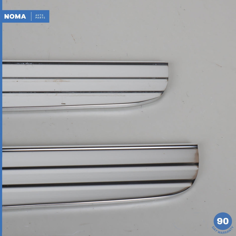 04-09 Jaguar XJ8 X350 X358 SWB Door Scuff Plate Trim Set of 4 2W93F13208AC OEM