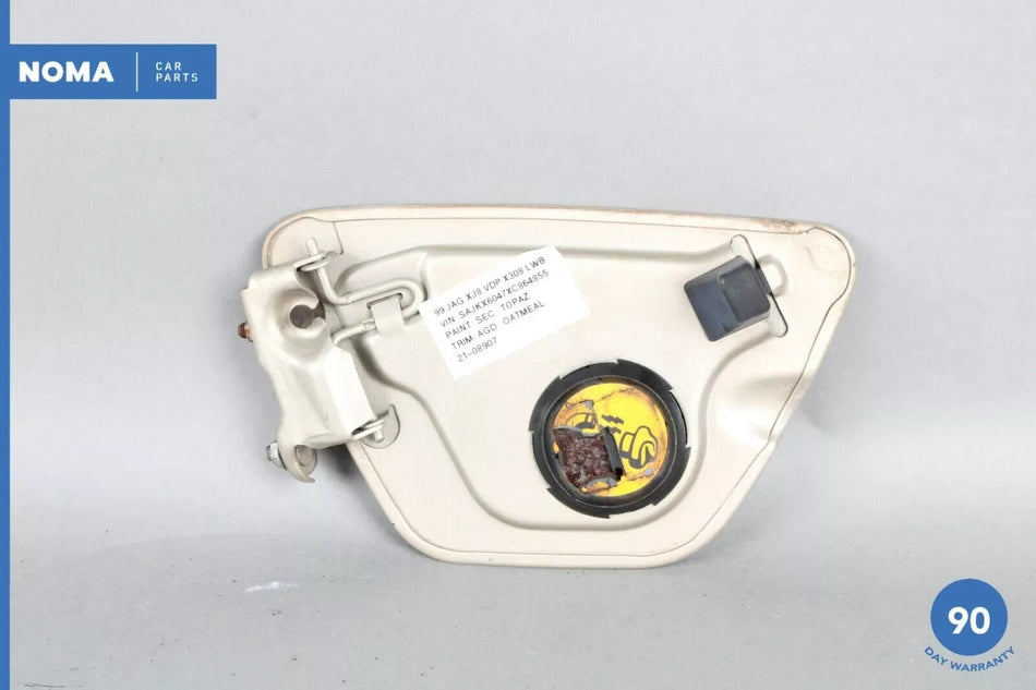 98-03 Jaguar X308 XJ8 XJR Fuel Filler Gas Tank Door Flap Lid Beige OEM