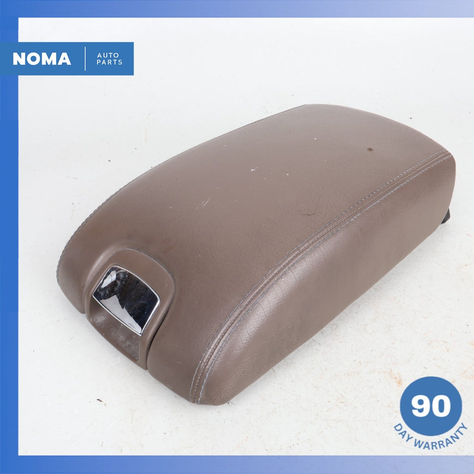 03-08 Jaguar X206 S-Type Center Console Armrest Cover Lid Brown OEM