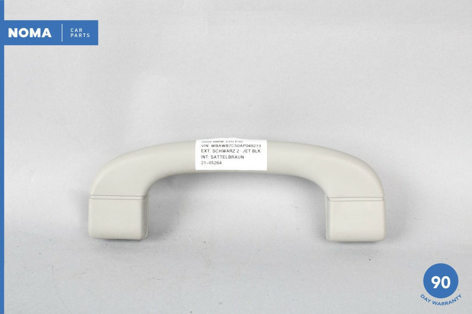 06-13 BMW 335i E92 E60 Front Left Right Side Upper Roof Grab Handle Gray OEM