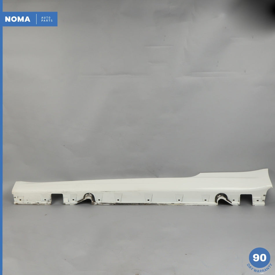 08-10 BMW 650i E64 Convertible Left Side Skirt Rocker Sill Moulding White OEM
