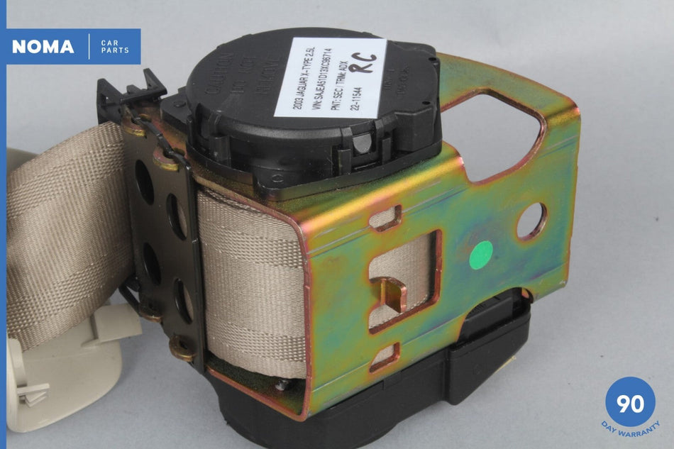 02-04 Jaguar X-Type X400 Rear Center Seat Belt Retractor 1X4354613E36BD AEK OEM