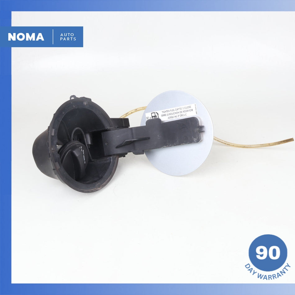 07-15 Jaguar X150 XK XKR Fuel Door Lid Gas Tank Cover w/ Bowl & Cap Silver OEM