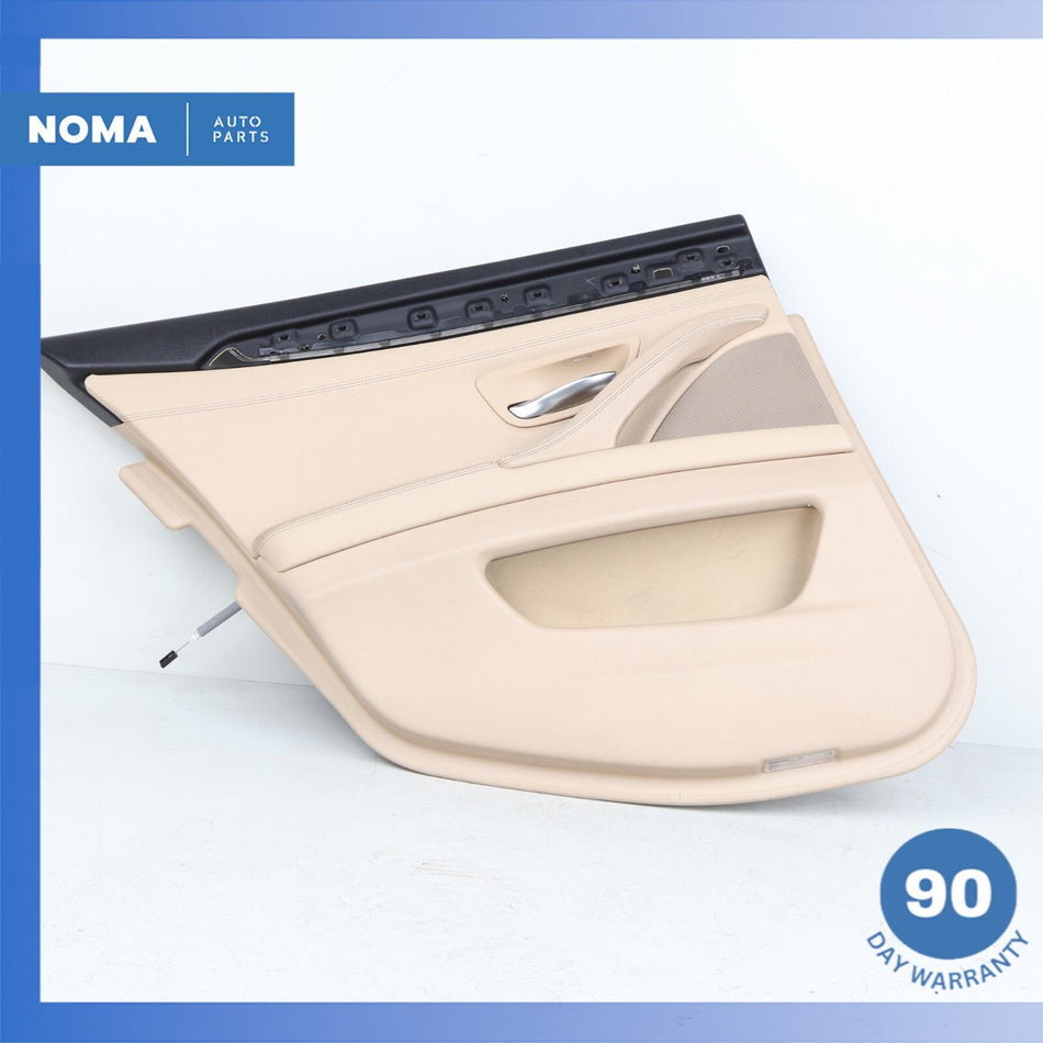 11-16 BMW F10 ActiveHybrid 5 Rear Left Side Interior Door Panel Assembly OEM