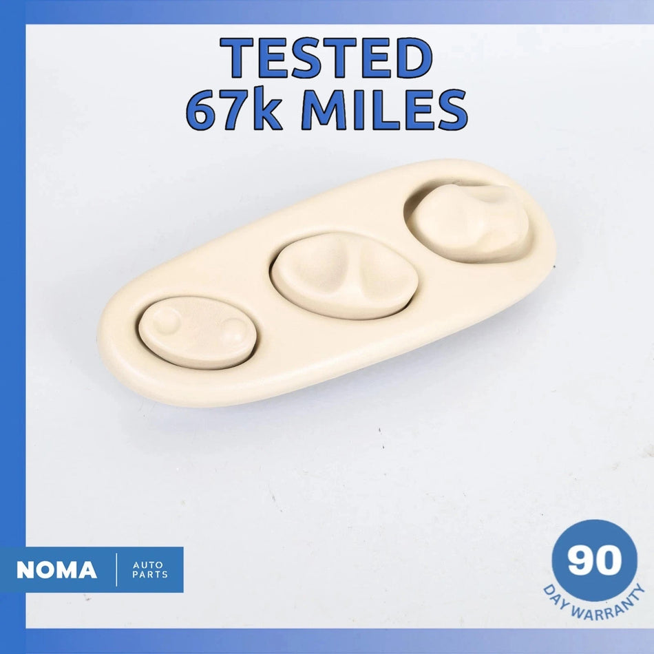 97-06 Jaguar X100 XK8 XKR Left Driver Seat Control Switch Beige OEM 67k