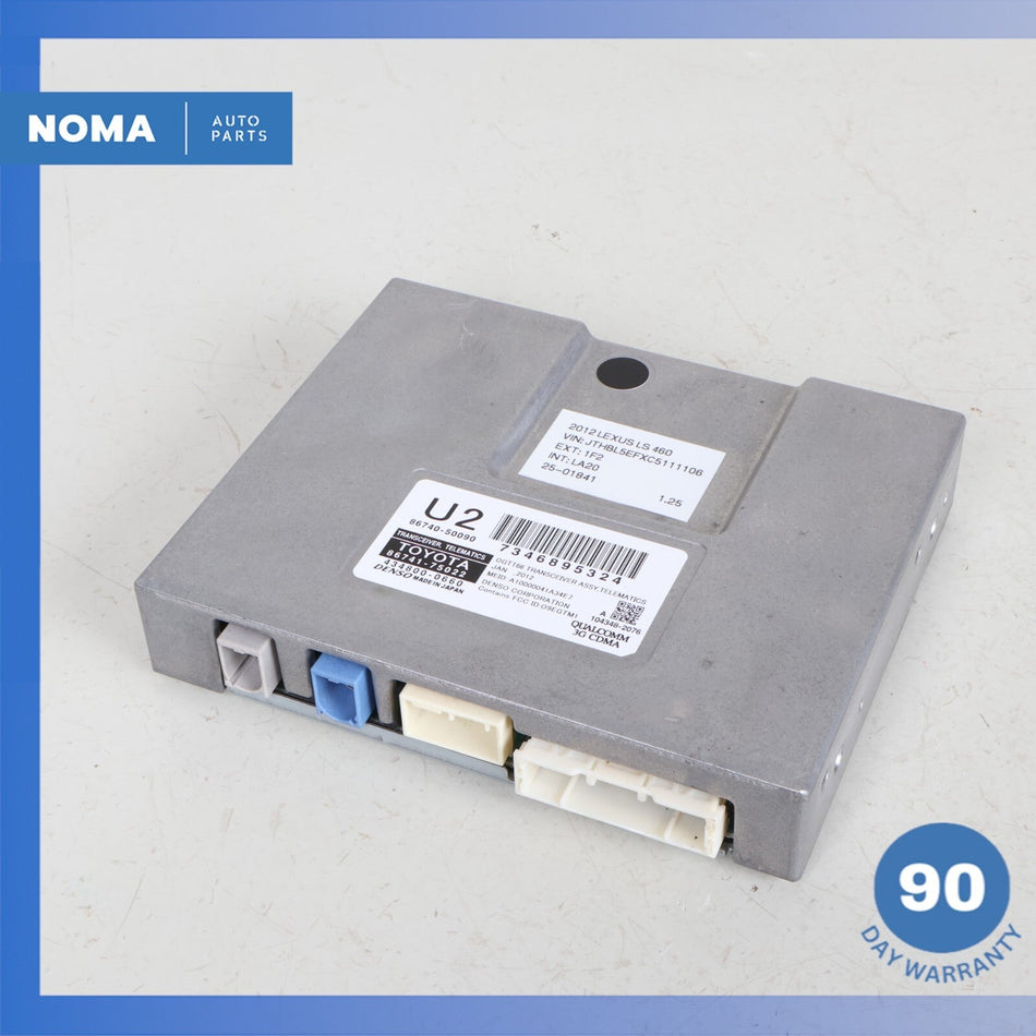 2012 Lexus USF40 LS460 Telematics Communication Module 86741075022 OEM