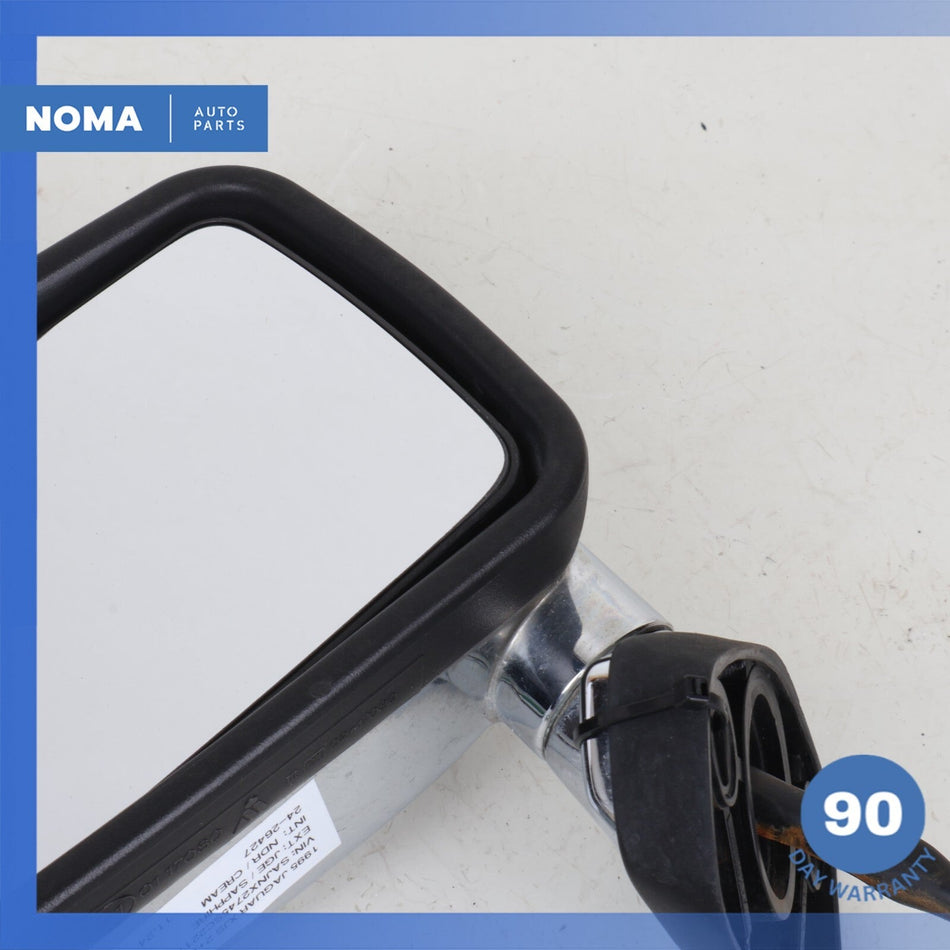 92-96 Jaguar XJS Series 3 Left Driver Side Rear View Door Mirror Chrome OEM