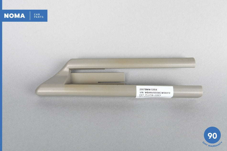 04-10 BMW 535xi E60 Front Right Passenger Side Seat Belt Rail Cover Trim OEM