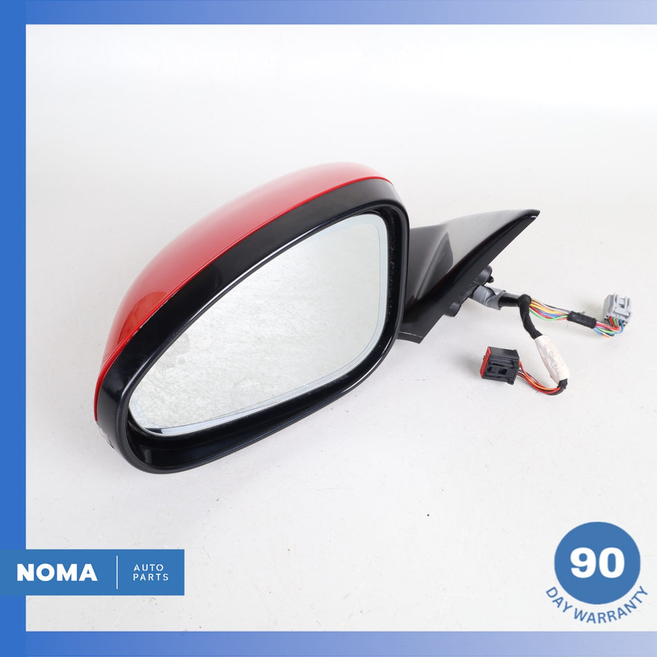 14-24 Jaguar X152 F-Type Left Side Rear View Door Mirror w/ Blind Spot OEM 42k