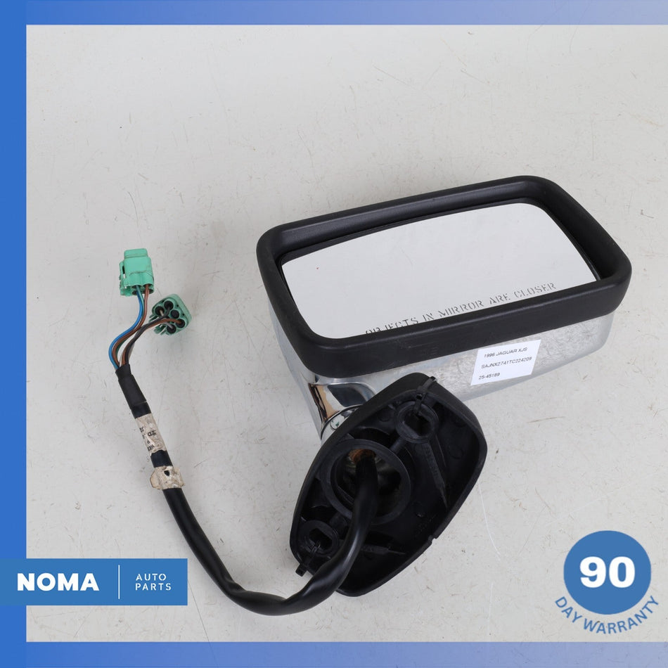 92-96 Jaguar XJS Series 3 Right Passenger Side Rear View Door Mirror Chrome OEM