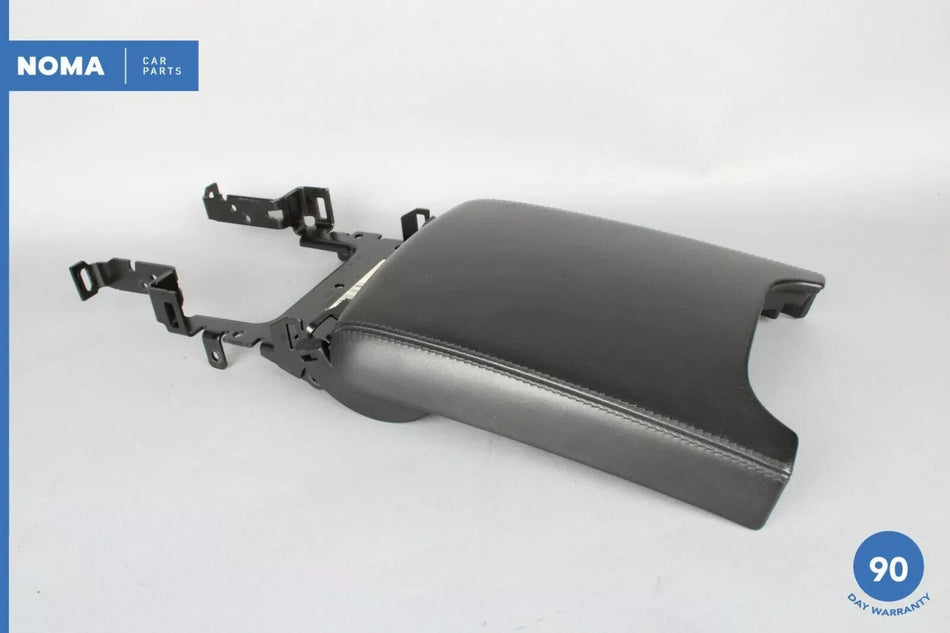 10-19 Jaguar X351 XJ XJR Center Console Armrest Lid Trim w/ Bracket Black OEM