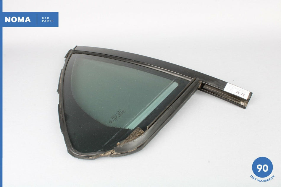 04-09 Jaguar XJ8 XJR X350 X358 Rear Right Side Quarter Corner Window Glass OEM