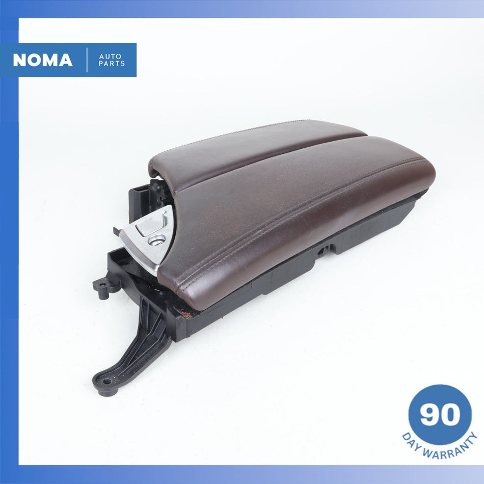 11-16 BMW F10 528i 535i Center Console Armrest Cover Lid Nappa Brown OEM