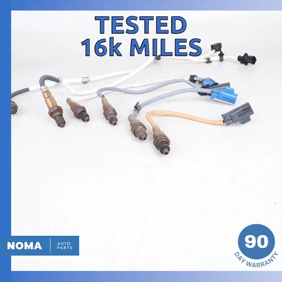 14-24 Jaguar X152 F-Type Oxygen O2 Sensor Lambda Set of 6 OEM 16k