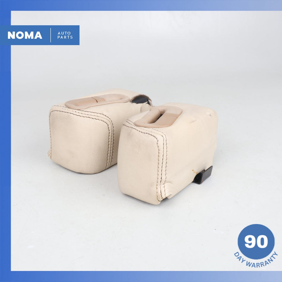 92-96 Jaguar XJS 2+2 Convertible Rear Left & Right Seat Belt Trim Cover Set OEM